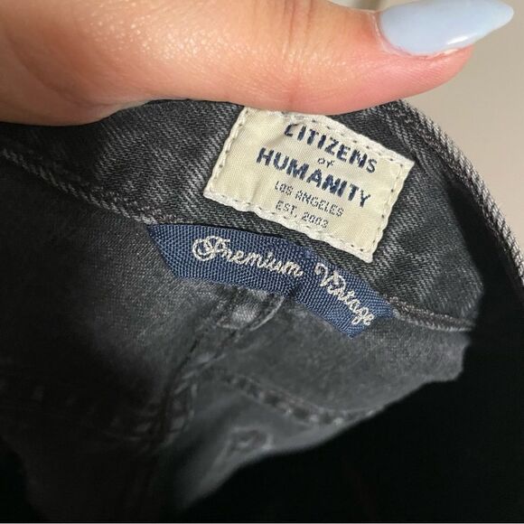 Citizens of Humanity COH Liya High Rise Classic Fit Crop Distressed Jean Size 28 - Picture 12 of 15